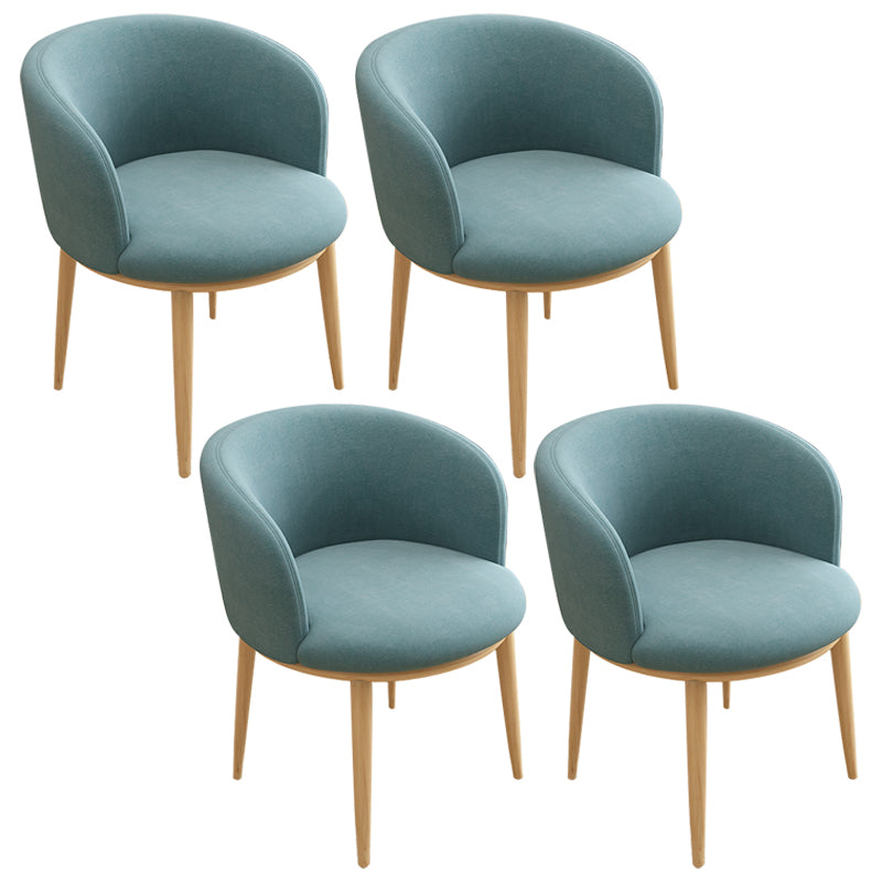 Scandinavian Side Chair Indoor Parsons Back Metal Upholstered Dining Room Chair Navy 4 Piece Set Natural Wood Clearhalo ' kitchen&dining_furn' 'Dining Chairs' 'Dining Tables & Seating' 'dining_chair' 'furn' 'furn_dining_chair' 'Furniture' 'furniture_dining_chair' 'Kitchen & Dining Furniture' 'kitchen' 4103838