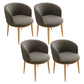 Scandinavian Side Chair Indoor Parsons Back Metal Upholstered Dining Room Chair Taupe 4 Piece Set Natural Wood Clearhalo ' kitchen&dining_furn' 'Dining Chairs' 'Dining Tables & Seating' 'dining_chair' 'furn' 'furn_dining_chair' 'Furniture' 'furniture_dining_chair' 'Kitchen & Dining Furniture' 'kitchen' 4103844