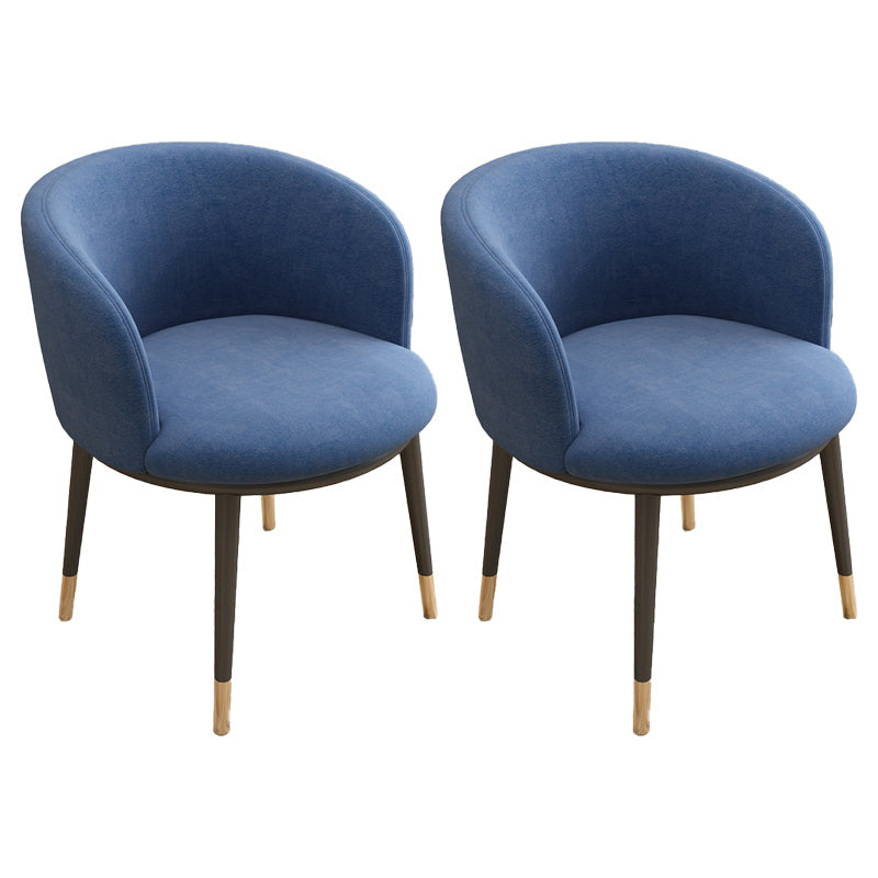 Scandinavian Side Chair Indoor Parsons Back Metal Upholstered Dining Room Chair Dark Blue 2 Piece Set Brass Gold Clearhalo ' kitchen&dining_furn' 'Dining Chairs' 'Dining Tables & Seating' 'dining_chair' 'furn' 'furn_dining_chair' 'Furniture' 'furniture_dining_chair' 'Kitchen & Dining Furniture' 'kitchen' 4103851