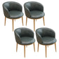 Scandinavian Side Chair Indoor Parsons Back Metal Upholstered Dining Room Chair Blackish Green 4 Piece Set Natural Wood Clearhalo ' kitchen&dining_furn' 'Dining Chairs' 'Dining Tables & Seating' 'dining_chair' 'furn' 'furn_dining_chair' 'Furniture' 'furniture_dining_chair' 'Kitchen & Dining Furniture' 'kitchen' 4103858