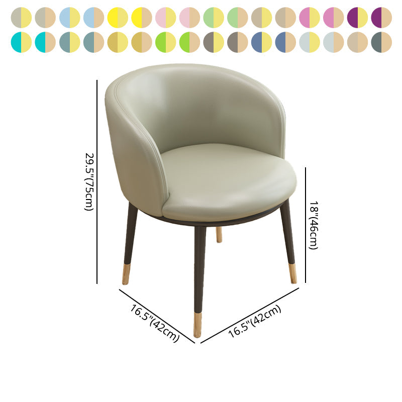 Scandinavian Side Chair Indoor Parsons Back Metal Upholstered Dining Room Chair Clearhalo ' kitchen&dining_furn' 'Dining Chairs' 'Dining Tables & Seating' 'dining_chair' 'furn' 'furn_dining_chair' 'Furniture' 'furniture_dining_chair' 'Kitchen & Dining Furniture' 'kitchen' 4103859