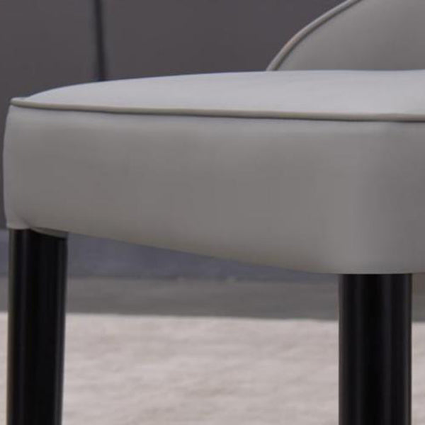 Scandinavian Style Metal Chair Kitchen Dining Parsons Chair (Set of 2) Clearhalo ' kitchen&dining_furn' 'Dining Chairs' 'Dining Tables & Seating' 'dining_chair' 'furn' 'furn_dining_chair' 'Furniture' 'furniture_dining_chair' 'Kitchen & Dining Furniture' 'kitchen' 4103869