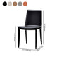 Simple Design Leather Chairs Dining Room Solid Back Side Chair (Set of 2) Clearhalo ' kitchen&dining_furn' 'Dining Chairs' 'Dining Tables & Seating' 'dining_chair' 'furn' 'furn_dining_chair' 'Furniture' 'furniture_dining_chair' 'Kitchen & Dining Furniture' 'kitchen' 4103888