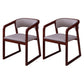 Contemporary Style Wood Side Dining Chairs Open Back Dining Side Chairs (Set of 2) Grey Clearhalo ' kitchen&dining_furn' 'Dining Chairs' 'Dining Tables & Seating' 'dining_chair' 'furn' 'furn_dining_chair' 'Furniture' 'furniture_dining_chair' 'Kitchen & Dining Furniture' 'kitchen' 4103925
