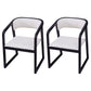 Contemporary Style Wood Side Dining Chairs Open Back Dining Side Chairs (Set of 2) White Clearhalo ' kitchen&dining_furn' 'Dining Chairs' 'Dining Tables & Seating' 'dining_chair' 'furn' 'furn_dining_chair' 'Furniture' 'furniture_dining_chair' 'Kitchen & Dining Furniture' 'kitchen' 4103929