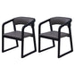 Contemporary Style Wood Side Dining Chairs Open Back Dining Side Chairs (Set of 2) Silver Gray Clearhalo ' kitchen&dining_furn' 'Dining Chairs' 'Dining Tables & Seating' 'dining_chair' 'furn' 'furn_dining_chair' 'Furniture' 'furniture_dining_chair' 'Kitchen & Dining Furniture' 'kitchen' 4103933