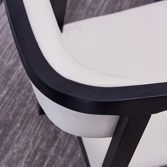 Contemporary Style Wood Side Dining Chairs Open Back Dining Side Chairs (Set of 2) Clearhalo ' kitchen&dining_furn' 'Dining Chairs' 'Dining Tables & Seating' 'dining_chair' 'furn' 'furn_dining_chair' 'Furniture' 'furniture_dining_chair' 'Kitchen & Dining Furniture' 'kitchen' 4103938