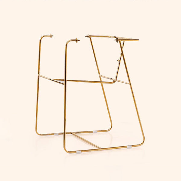 Modern Style Home Arm Chair Open Back Metal Upholstered Dining Room Chair Clearhalo ' kitchen&dining_furn' 'Dining Chairs' 'Dining Tables & Seating' 'dining_chair' 'furn' 'furn_dining_chair' 'Furniture' 'furniture_dining_chair' 'Kitchen & Dining Furniture' 'kitchen' 4103984