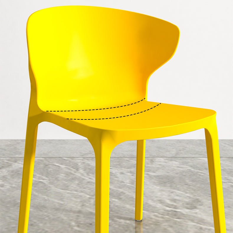 Nordic Glam Style Kitchen Dining Chairs Dining Stackable Armless Side Chairs Clearhalo ' kitchen&dining_furn' 'Dining Chairs' 'Dining Tables & Seating' 'dining_chair' 'furn' 'furn_dining_chair' 'Furniture' 'furniture_dining_chair' 'Kitchen & Dining Furniture' 'kitchen' 4104016