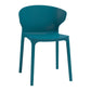Nordic Glam Style Kitchen Dining Chairs Dining Stackable Armless Side Chairs Peacock Blue 1 Piece Clearhalo ' kitchen&dining_furn' 'Dining Chairs' 'Dining Tables & Seating' 'dining_chair' 'furn' 'furn_dining_chair' 'Furniture' 'furniture_dining_chair' 'Kitchen & Dining Furniture' 'kitchen' 4104048