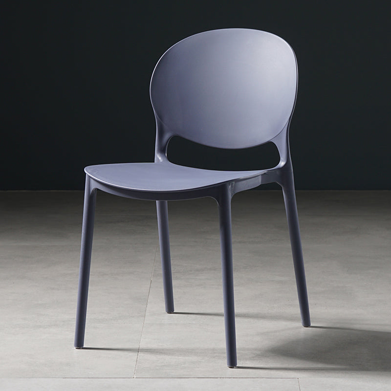 Nordic Style Plastic Dining Chairs Dining Armless Side Chair for Kitchen (Set of 2) Clearhalo ' kitchen&dining_furn' 'Dining Chairs' 'Dining Tables & Seating' 'dining_chair' 'furn' 'furn_dining_chair' 'Furniture' 'furniture_dining_chair' 'Kitchen & Dining Furniture' 'kitchen' 4104061