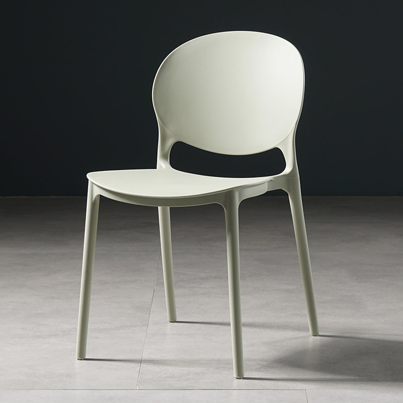 Nordic Style Plastic Dining Chairs Dining Armless Side Chair for Kitchen (Set of 2) Clearhalo ' kitchen&dining_furn' 'Dining Chairs' 'Dining Tables & Seating' 'dining_chair' 'furn' 'furn_dining_chair' 'Furniture' 'furniture_dining_chair' 'Kitchen & Dining Furniture' 'kitchen' 4104063