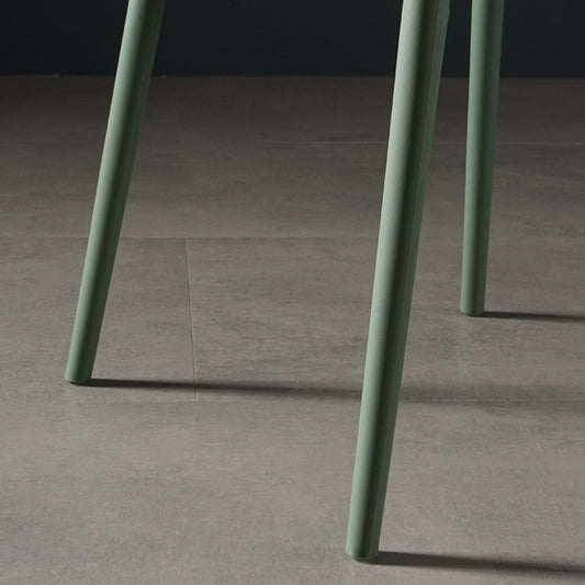 Nordic Style Plastic Dining Chairs Dining Armless Side Chair for Kitchen (Set of 2) Clearhalo ' kitchen&dining_furn' 'Dining Chairs' 'Dining Tables & Seating' 'dining_chair' 'furn' 'furn_dining_chair' 'Furniture' 'furniture_dining_chair' 'Kitchen & Dining Furniture' 'kitchen' 4104069