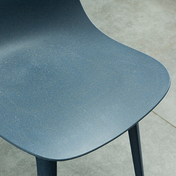 Contemporary Style Kitchen Dining Chairs Dining Armless Side Chair with Plastic Legs Clearhalo ' kitchen&dining_furn' 'Dining Chairs' 'Dining Tables & Seating' 'dining_chair' 'furn' 'furn_dining_chair' 'Furniture' 'furniture_dining_chair' 'Kitchen & Dining Furniture' 'kitchen' 4104090