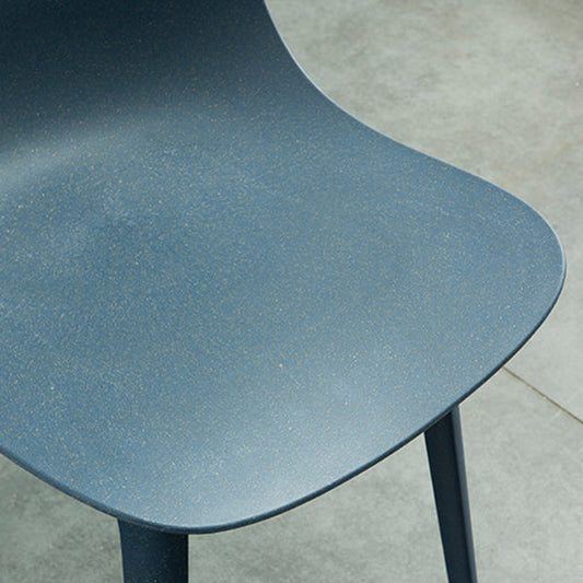 Contemporary Style Kitchen Dining Chairs Dining Armless Side Chair with Plastic Legs Clearhalo ' kitchen&dining_furn' 'Dining Chairs' 'Dining Tables & Seating' 'dining_chair' 'furn' 'furn_dining_chair' 'Furniture' 'furniture_dining_chair' 'Kitchen & Dining Furniture' 'kitchen' 4104090