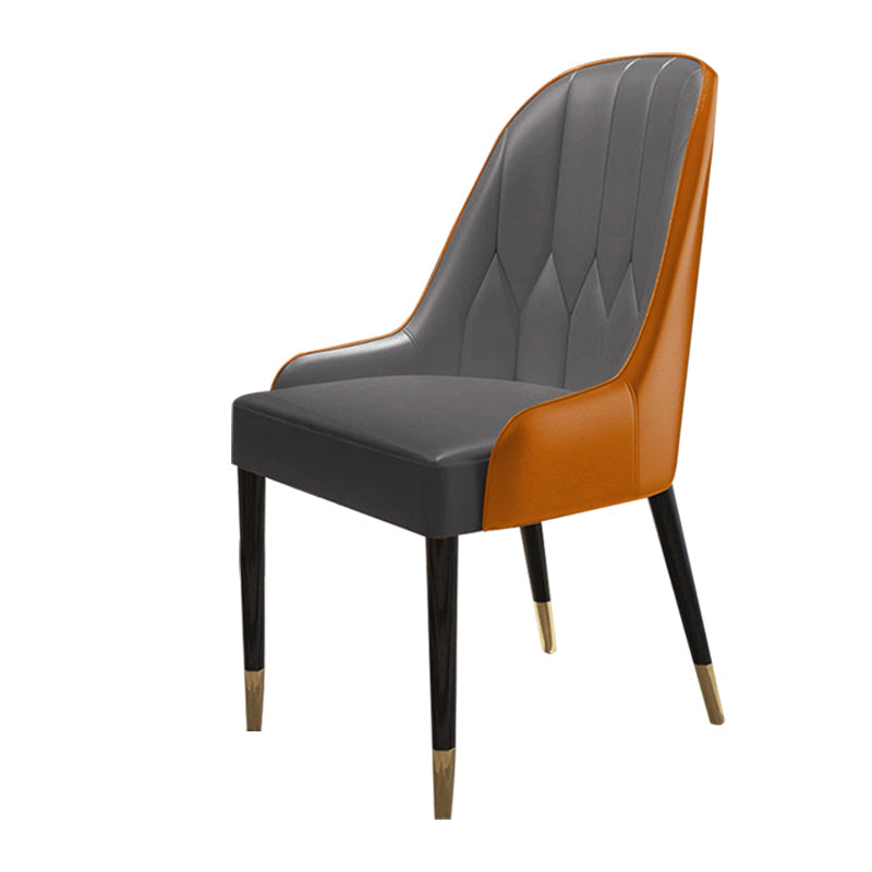 Scandinavian Style Wood Dining Chair Dining Room Armless Parsons Chair (Set of 2) Clearhalo ' kitchen&dining_furn' 'Dining Chairs' 'Dining Tables & Seating' 'dining_chair' 'furn' 'furn_dining_chair' 'Furniture' 'furniture_dining_chair' 'Kitchen & Dining Furniture' 'kitchen' 4104106