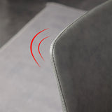 Industrial Style Metal Chair Kitchen Solid Back Dining Side Chairs (Set of 2) Clearhalo ' kitchen&dining_furn' 'Dining Chairs' 'Dining Tables & Seating' 'dining_chair' 'furn' 'furn_dining_chair' 'Furniture' 'furniture_dining_chair' 'Kitchen & Dining Furniture' 'kitchen' 4104140