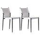 Industrial Style Leather Dining Chairs Solid Back Armless Dining Side Chairs (Set of 2) White Clearhalo ' kitchen&dining_furn' 'Dining Chairs' 'Dining Tables & Seating' 'dining_chair' 'furn' 'furn_dining_chair' 'Furniture' 'furniture_dining_chair' 'Kitchen & Dining Furniture' 'kitchen' 4104199
