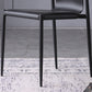 Industrial Style Leather Dining Chairs Solid Back Armless Dining Side Chairs (Set of 2) Clearhalo ' kitchen&dining_furn' 'Dining Chairs' 'Dining Tables & Seating' 'dining_chair' 'furn' 'furn_dining_chair' 'Furniture' 'furniture_dining_chair' 'Kitchen & Dining Furniture' 'kitchen' 4104208