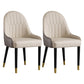 Scandinavian Indoor Arm Chair Upholstered Parsons Wood Dining Room Chair (Set of 2) Beige Clearhalo ' kitchen&dining_furn' 'Dining Chairs' 'Dining Tables & Seating' 'dining_chair' 'furn' 'furn_dining_chair' 'Furniture' 'furniture_dining_chair' 'Kitchen & Dining Furniture' 'kitchen' 4104218