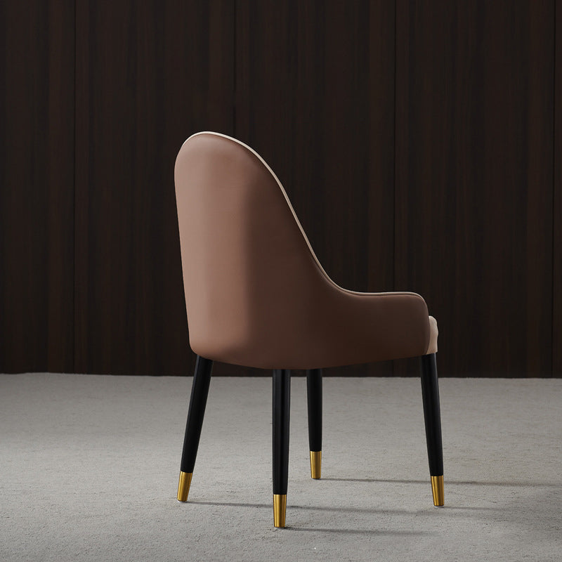 Scandinavian Indoor Arm Chair Upholstered Parsons Wood Dining Room Chair (Set of 2) Clearhalo ' kitchen&dining_furn' 'Dining Chairs' 'Dining Tables & Seating' 'dining_chair' 'furn' 'furn_dining_chair' 'Furniture' 'furniture_dining_chair' 'Kitchen & Dining Furniture' 'kitchen' 4104219