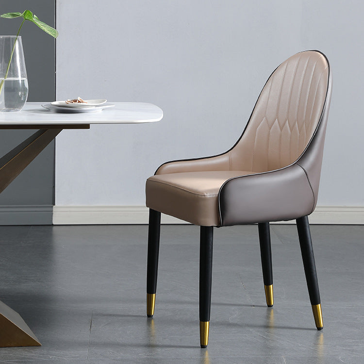 Scandinavian Indoor Arm Chair Upholstered Parsons Wood Dining Room Chair (Set of 2) Clearhalo ' kitchen&dining_furn' 'Dining Chairs' 'Dining Tables & Seating' 'dining_chair' 'furn' 'furn_dining_chair' 'Furniture' 'furniture_dining_chair' 'Kitchen & Dining Furniture' 'kitchen' 4104227