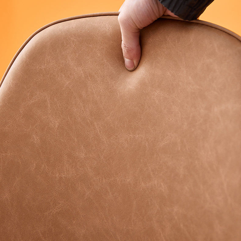 Industrial Metal Dining Room Chair PU Leather Armless Chairs for Home Use (Set of 4) Clearhalo ' kitchen&dining_furn' 'Dining Chairs' 'Dining Tables & Seating' 'dining_chair' 'Furniture' 'furniture_dining_chair' 'Kitchen & Dining Furniture' 'kitchen' 4104258