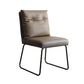 Industrial Style Leather Dining Chairs Upholstered Solid Back Armless Chairs Khaki 1 Piece Clearhalo ' kitchen&dining_furn' 'Dining Chairs' 'Dining Tables & Seating' 'dining_chair' 'furn' 'furn_dining_chair' 'Furniture' 'furniture_dining_chair' 'Kitchen & Dining Furniture' 'kitchen' 4104278