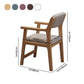 Contemporary Wood Dining Arm Chair Open Back Dining Side Chair for Home Use (Set of 4) Clearhalo ' kitchen&dining_furn' 'Dining Chairs' 'Dining Tables & Seating' 'dining_chair' 'Furniture' 'furniture_dining_chair' 'Kitchen & Dining Furniture' 'kitchen' 4104318