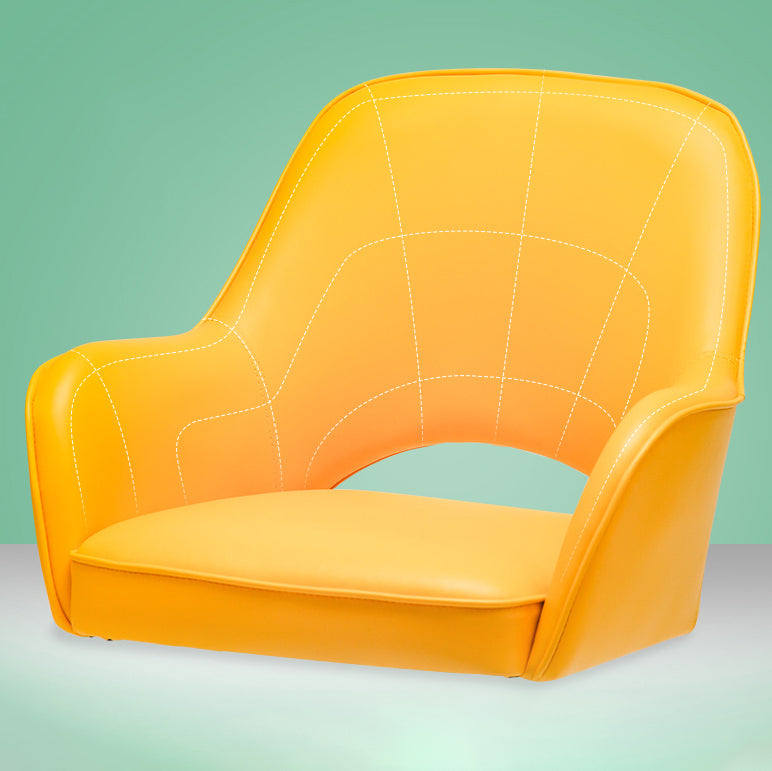 Minimalist Style Upholstered Arm Dining Chairs Open Back Dining Side Chair for Home Clearhalo ' kitchen&dining_furn' 'Dining Chairs' 'Dining Tables & Seating' 'dining_chair' 'Furniture' 'furniture_dining_chair' 'Kitchen & Dining Furniture' 'kitchen' 4104402