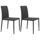 Contemporary Style Dining Chair Armless Side Chairs with Metal Legs for Kitchen Dark Gray 2 Piece Set Clearhalo ' kitchen&dining_furn' 'Dining Chairs' 'Dining Tables & Seating' 'dining_chair' 'furn' 'furn_dining_chair' 'Furniture' 'furniture_dining_chair' 'Kitchen & Dining Furniture' 'kitchen' 4104468