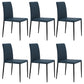 Contemporary Style Dining Chair Armless Side Chairs with Metal Legs for Kitchen Blue 6 Piece Set Clearhalo ' kitchen&dining_furn' 'Dining Chairs' 'Dining Tables & Seating' 'dining_chair' 'furn' 'furn_dining_chair' 'Furniture' 'furniture_dining_chair' 'Kitchen & Dining Furniture' 'kitchen' 4104492