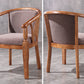 Traditional Solid Wood Dining Chair Linen Dining Arm Chair for Restaurant Clearhalo ' kitchen&dining_furn' 'Dining Chairs' 'Dining Tables & Seating' 'dining_chair' 'furn' 'furn_dining_chair' 'Furniture' 'furniture_dining_chair' 'Kitchen & Dining Furniture' 'kitchen' 4104516