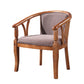 Traditional Solid Wood Dining Chair Linen Dining Arm Chair for Restaurant Dark Coffee 1 Piece Clearhalo ' kitchen&dining_furn' 'Dining Chairs' 'Dining Tables & Seating' 'dining_chair' 'furn' 'furn_dining_chair' 'Furniture' 'furniture_dining_chair' 'Kitchen & Dining Furniture' 'kitchen' 4104529