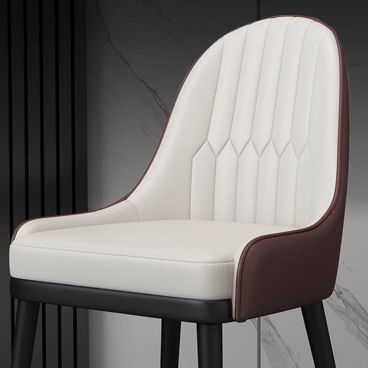 Scandinavian Style Metal Chair Dining Room Parsons Back Chairs (Set of 2) Clearhalo ' kitchen&dining_furn' 'Dining Chairs' 'Dining Tables & Seating' 'dining_chair' 'furn' 'furn_dining_chair' 'Furniture' 'furniture_dining_chair' 'Kitchen & Dining Furniture' 'kitchen' 4104550