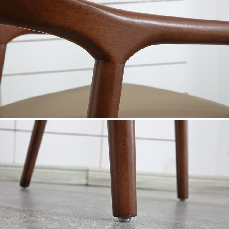 Traditional Style Solid Wood Chair Open Back Arm Kitchen Dining Chairs Clearhalo ' kitchen&dining_furn' 'Dining Chairs' 'Dining Tables & Seating' 'dining_chair' 'furn' 'furn_dining_chair' 'Furniture' 'furniture_dining_chair' 'Kitchen & Dining Furniture' 'kitchen' 4104624