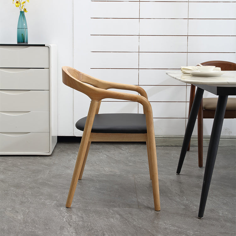 Traditional Style Solid Wood Chair Open Back Arm Kitchen Dining Chairs Clearhalo ' kitchen&dining_furn' 'Dining Chairs' 'Dining Tables & Seating' 'dining_chair' 'furn' 'furn_dining_chair' 'Furniture' 'furniture_dining_chair' 'Kitchen & Dining Furniture' 'kitchen' 4104627