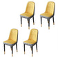 Nordic Style Kitchen Metal Dining Chair Parsons Dining Armless Side Chair Gray-Yellow 4 Piece Set Brass Gold Clearhalo ' kitchen&dining_furn' 'Dining Chairs' 'Dining Tables & Seating' 'dining_chair' 'furn' 'furn_dining_chair' 'Furniture' 'furniture_dining_chair' 'Kitchen & Dining Furniture' 'kitchen' 4104635