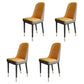 Nordic Style Kitchen Metal Dining Chair Parsons Dining Armless Side Chair Orange 4 Piece Set Brass Gold Clearhalo ' kitchen&dining_furn' 'Dining Chairs' 'Dining Tables & Seating' 'dining_chair' 'furn' 'furn_dining_chair' 'Furniture' 'furniture_dining_chair' 'Kitchen & Dining Furniture' 'kitchen' 4104638