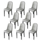 Nordic Style Kitchen Metal Dining Chair Parsons Dining Armless Side Chair Grey 8 Piece Set Black Clearhalo ' kitchen&dining_furn' 'Dining Chairs' 'Dining Tables & Seating' 'dining_chair' 'furn' 'furn_dining_chair' 'Furniture' 'furniture_dining_chair' 'Kitchen & Dining Furniture' 'kitchen' 4104669