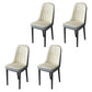 Nordic Style Kitchen Metal Dining Chair Parsons Dining Armless Side Chair Cream Gray 4 Piece Set Black Clearhalo ' kitchen&dining_furn' 'Dining Chairs' 'Dining Tables & Seating' 'dining_chair' 'furn' 'furn_dining_chair' 'Furniture' 'furniture_dining_chair' 'Kitchen & Dining Furniture' 'kitchen' 4104670