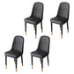 Nordic Style Kitchen Metal Dining Chair Parsons Dining Armless Side Chair Black 4 Piece Set Brass Gold Clearhalo ' kitchen&dining_furn' 'Dining Chairs' 'Dining Tables & Seating' 'dining_chair' 'furn' 'furn_dining_chair' 'Furniture' 'furniture_dining_chair' 'Kitchen & Dining Furniture' 'kitchen' 4104680