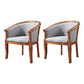 Traditional Solid Wood Dining Chair Fabric Dining Arm Chair for Home Use Light Gray 2 Piece Set Clearhalo ' kitchen&dining_furn' 'Dining Chairs' 'Dining Tables & Seating' 'dining_chair' 'furn' 'furn_dining_chair' 'Furniture' 'furniture_dining_chair' 'Kitchen & Dining Furniture' 'kitchen' 4104716