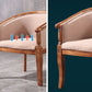 Traditional Solid Wood Dining Chair Fabric Dining Arm Chair for Home Use Clearhalo ' kitchen&dining_furn' 'Dining Chairs' 'Dining Tables & Seating' 'dining_chair' 'furn' 'furn_dining_chair' 'Furniture' 'furniture_dining_chair' 'Kitchen & Dining Furniture' 'kitchen' 4104717