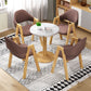 Scandinavian Upholstered Home Arm Chair Open Back Matte Finish Dining Chair (Set of 4) Clearhalo ' kitchen&dining_furn' 'Dining Chairs' 'Dining Tables & Seating' 'dining_chair' 'furn' 'furn_dining_chair' 'Furniture' 'furniture_dining_chair' 'Kitchen & Dining Furniture' 'kitchen' 4104730
