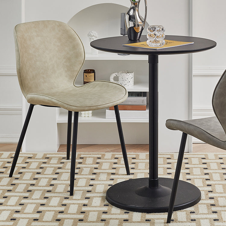 Dining Room Industrial Dining Chair Wingback Metal Armless Side Chairs Clearhalo ' kitchen&dining_furn' 'Dining Chairs' 'Dining Tables & Seating' 'dining_chair' 'furn' 'furn_dining_chair' 'Furniture' 'furniture_dining_chair' 'Kitchen & Dining Furniture' 'kitchen' 4104775