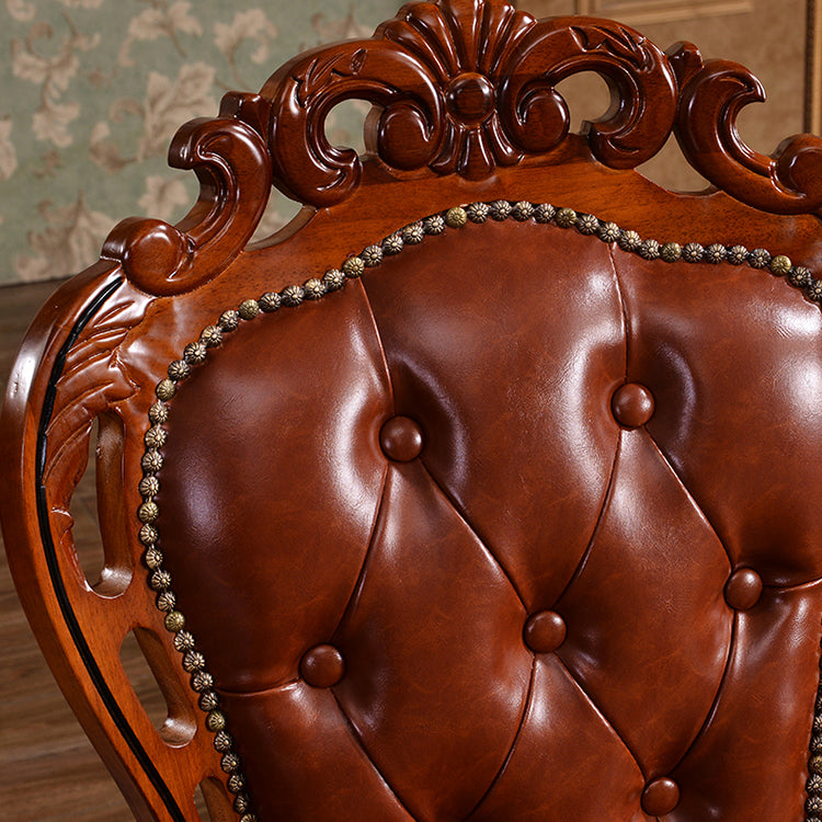 Scandinavian Style Rubberwood Chairs Kitchen Open Back Arm Chair (Set of 2) Clearhalo ' kitchen&dining_furn' 'Dining Chairs' 'Dining Tables & Seating' 'dining_chair' 'furn' 'furn_dining_chair' 'Furniture' 'furniture_dining_chair' 'Kitchen & Dining Furniture' 'kitchen' 4104832