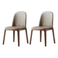 Industrial Home Leather Side Chair Matte Finish Parsons Dining Chair (Set of 2) Khaki Clearhalo ' kitchen&dining_furn' 'Dining Chairs' 'Dining Tables & Seating' 'dining_chair' 'furn' 'furn_dining_chair' 'Furniture' 'furniture_dining_chair' 'Kitchen & Dining Furniture' 'kitchen' 4104865