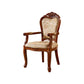 Scandinavian Style Oak Wood Chair Kitchen Dining Solid Back Arm Chairs Deep Tan 1 Piece Clearhalo ' kitchen&dining_furn' 'Dining Chairs' 'Dining Tables & Seating' 'dining_chair' 'furn' 'furn_dining_chair' 'Furniture' 'furniture_dining_chair' 'Kitchen & Dining Furniture' 'kitchen' 4104892