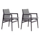 Traditional Style Ash Wood Chairs Solid Back Arm Dining Room Chair Set Black White 2 Piece Set Clearhalo ' kitchen&dining_furn' 'Dining Chairs' 'Dining Tables & Seating' 'dining_chair' 'furn' 'furn_dining_chair' 'Furniture' 'furniture_dining_chair' 'Kitchen & Dining Furniture' 'kitchen' 4104980